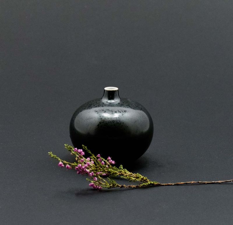 Vase Bari, Small – Black