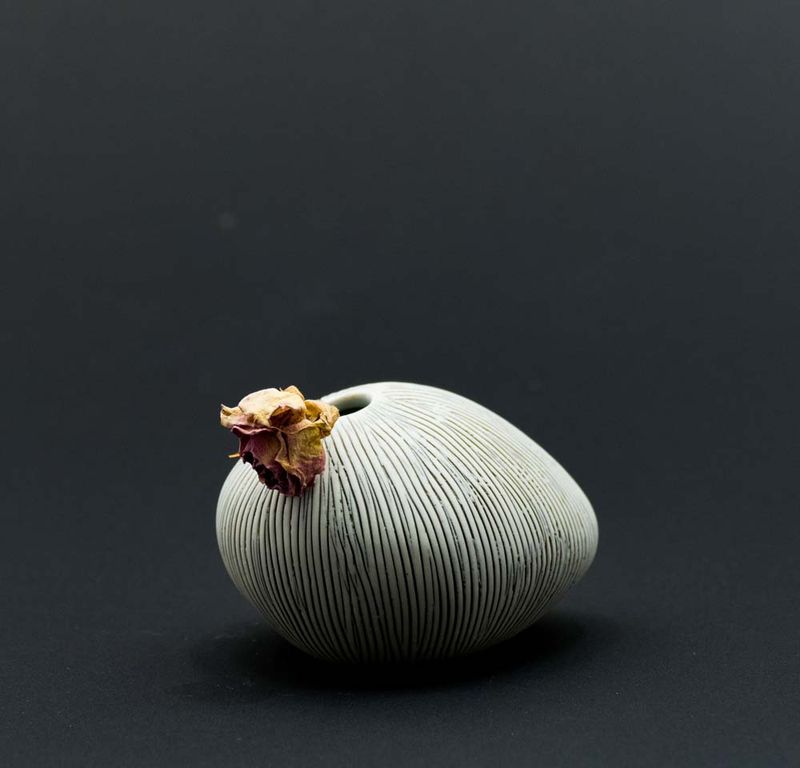 Vase Asti, Small – Grey