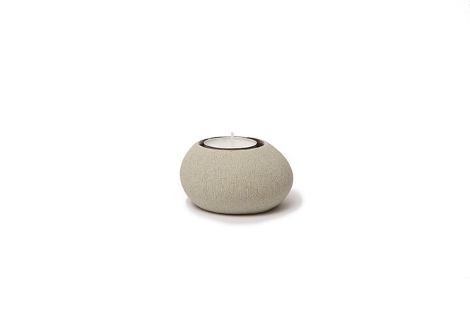 Hovedbilde  Asti T-lysholder Sand – Grey