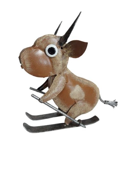 Hovedbilde Ku  med ski