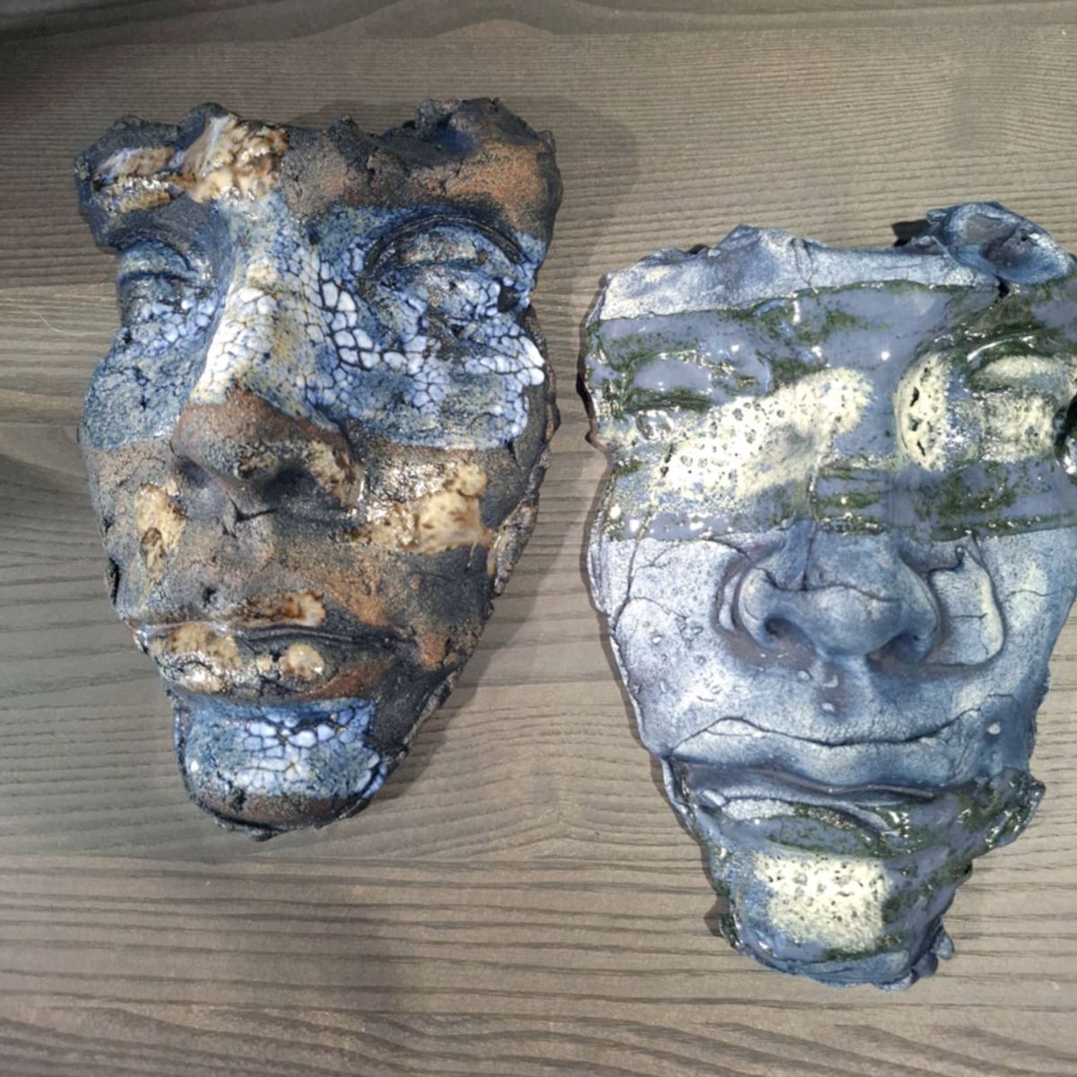 Blått havansikt med rur Nr 216