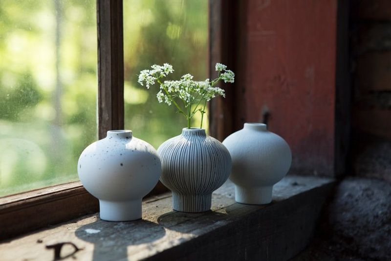 Vase Cecilia, White